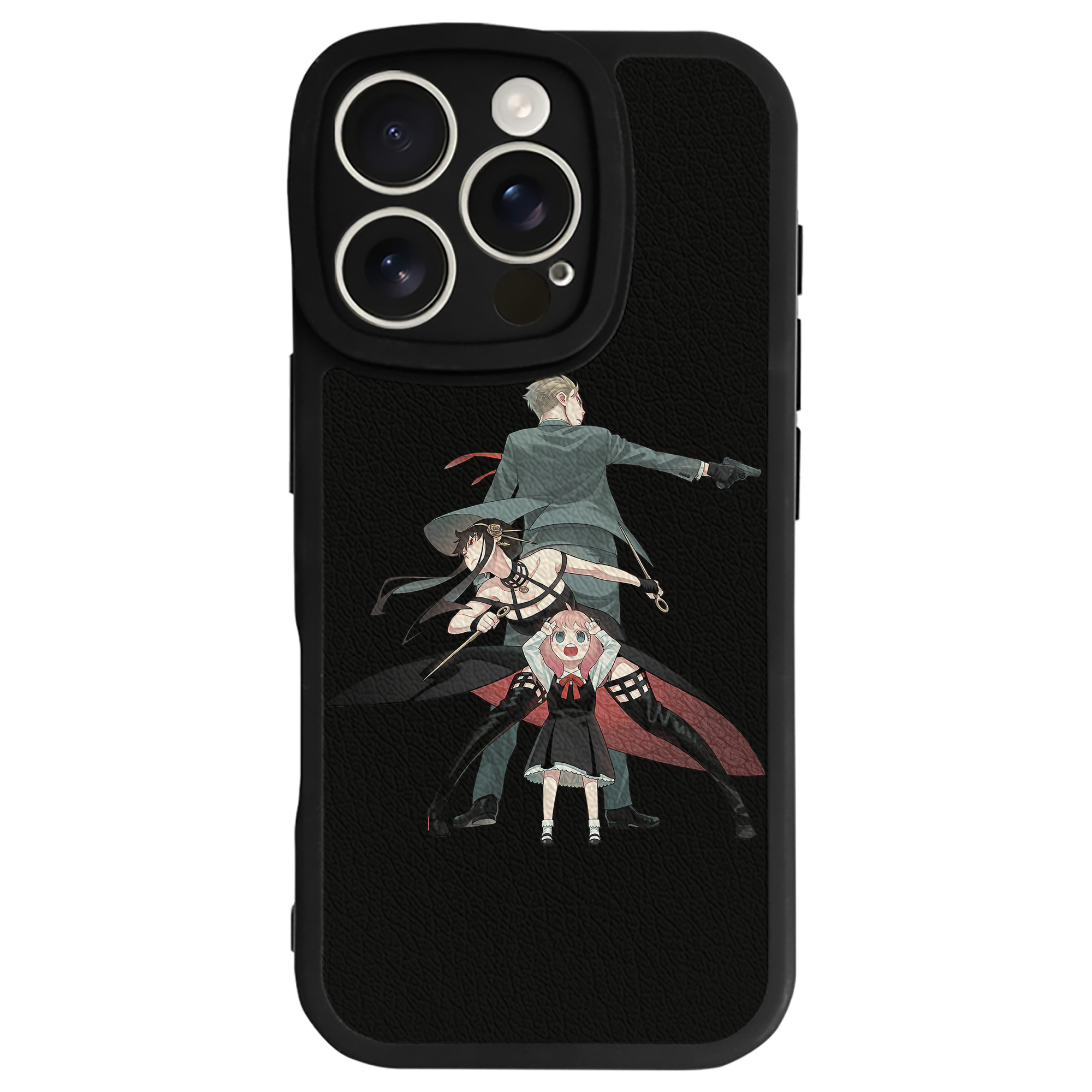 （画像用） SPY×FAMILY间谍家家酒 【iPhone 16シリーズ対応】シリコンスマホケース（レザー調） 材質：シリコン